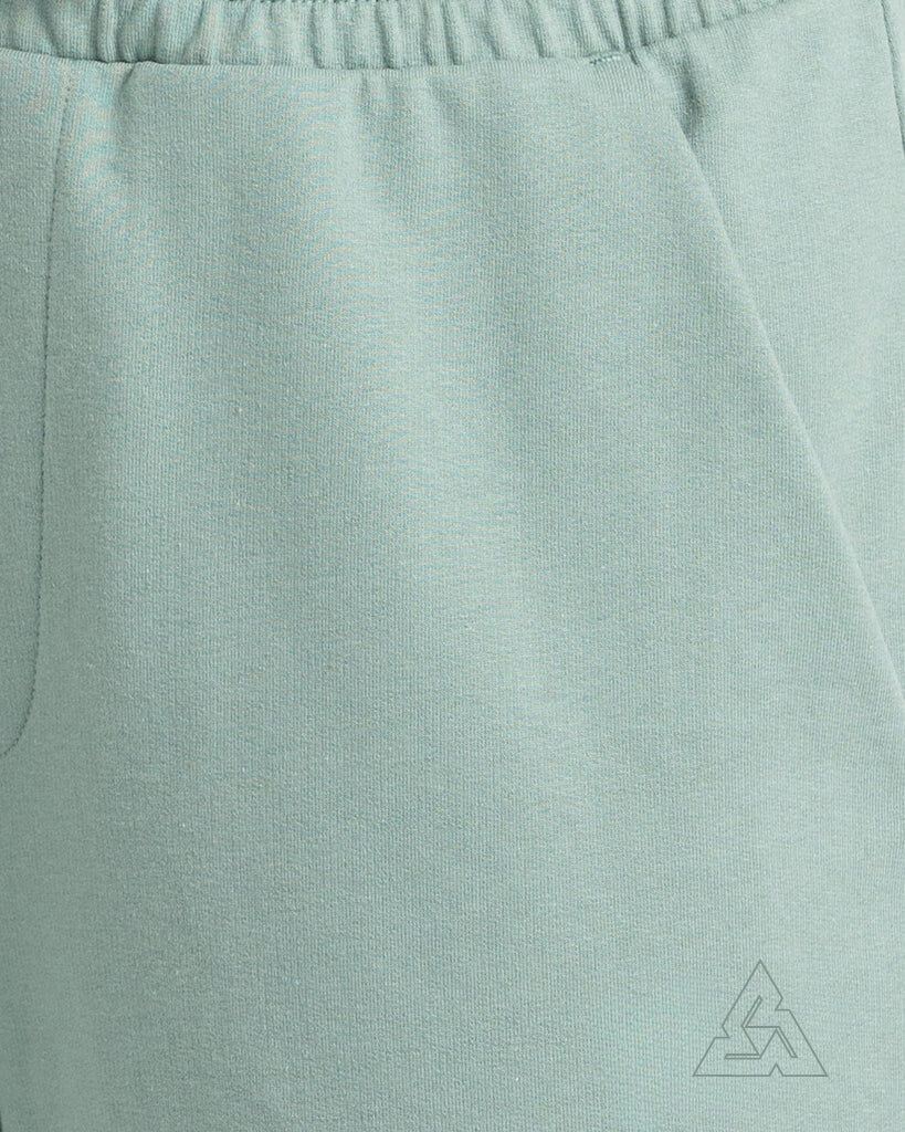 Terry Cotton Joggers-Green Moon