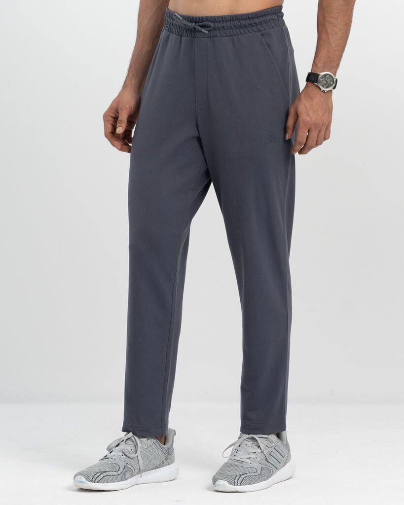 Terry Cotton Joggers- Gray