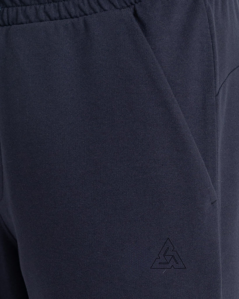 Terry Cotton Joggers-Black