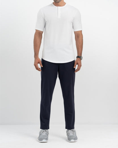 Terry Cotton Joggers-Black