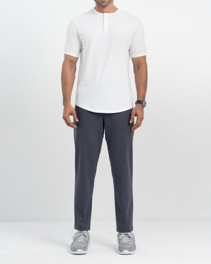 Terry Cotton Joggers- Gray