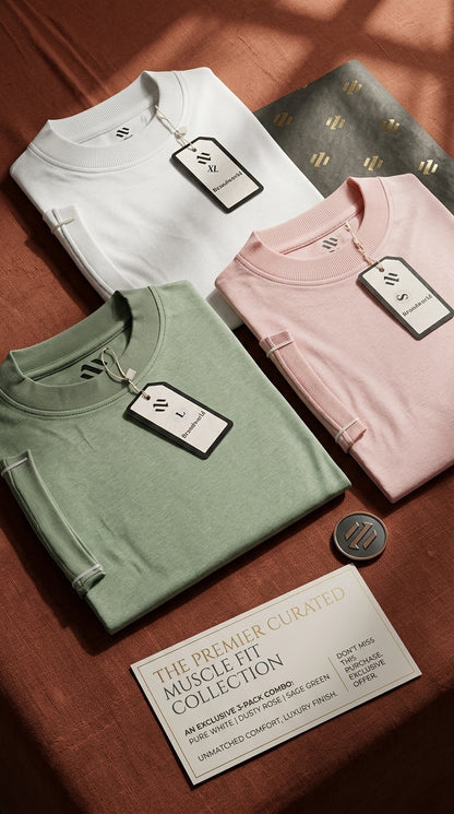 Muscle T shirt- 3 pcs(new)