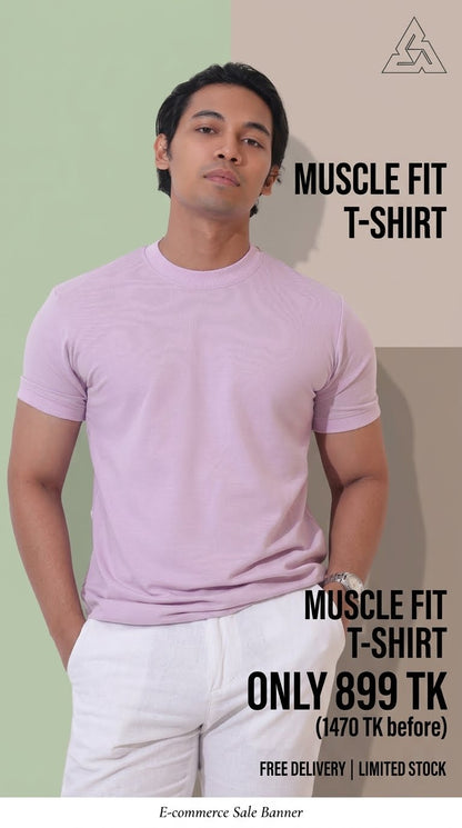 Muscle T shirt- 3 pcs(new)