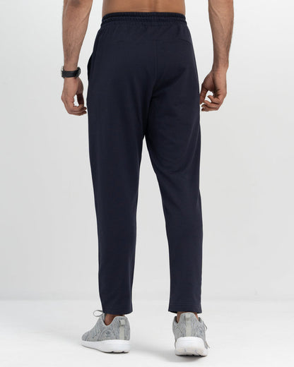 Terry Cotton Joggers-Black