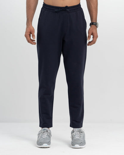 Terry Cotton Joggers-Black