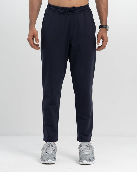 Terry Cotton Joggers-Black