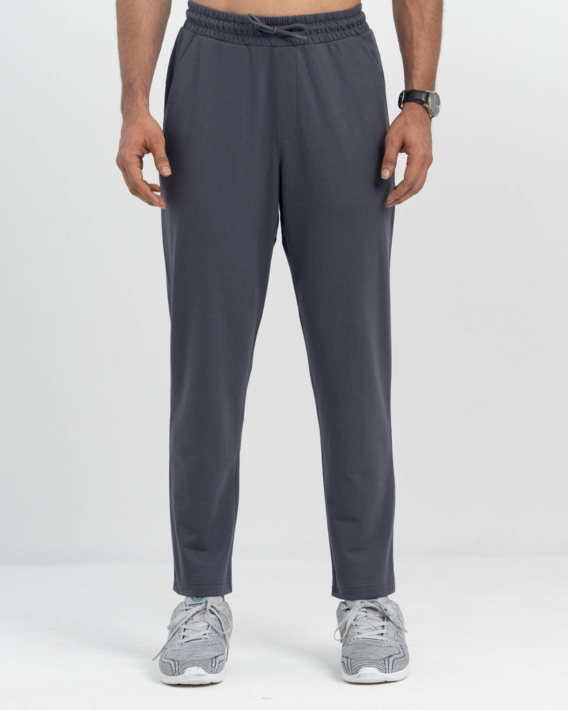 Terry Cotton Joggers- Gray