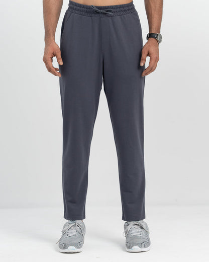 Terry Cotton Joggers- Gray