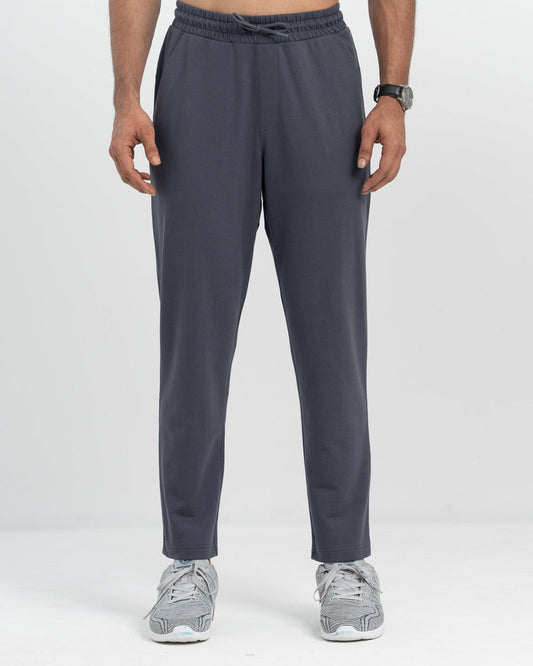 Terry Cotton Joggers- Gray