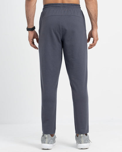 Terry Cotton Joggers- Gray
